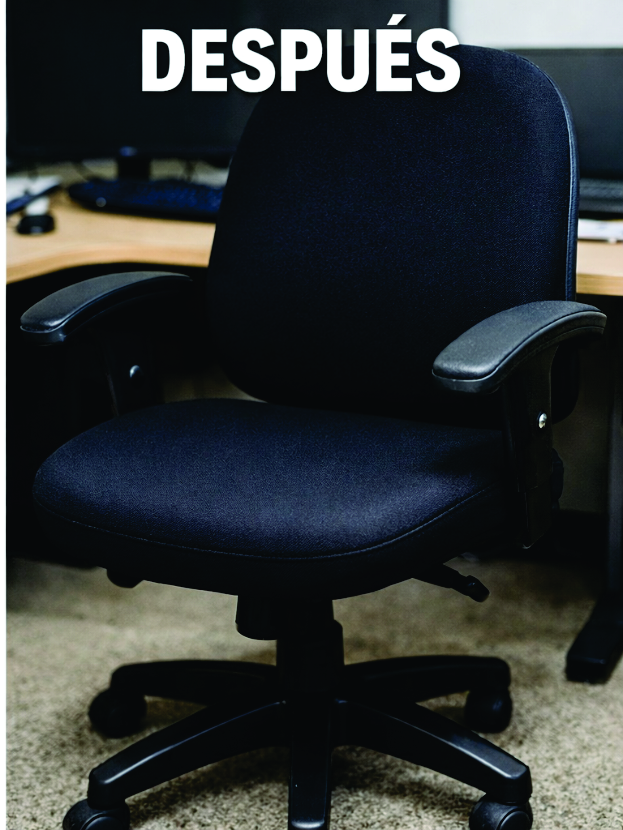 Silla de oficina después de reparación Bogotá